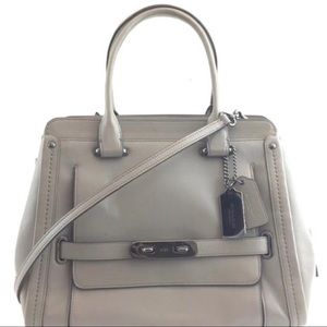 Coach Grey Leather Purse